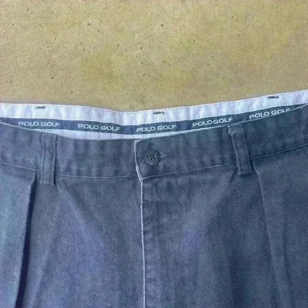 Polo golf pleated front navy shorts